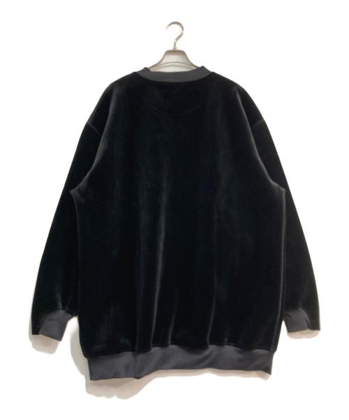 Y-3（ワイスリー）Y-3 (ワイスリー) VELVET CREW　IL2146 ブラック サイズ:XLの古着・服飾アイテム