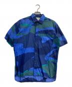 DRIES VAN NOTENドリスヴァンノッテン）の古着「半袖シャツ」｜ブルー