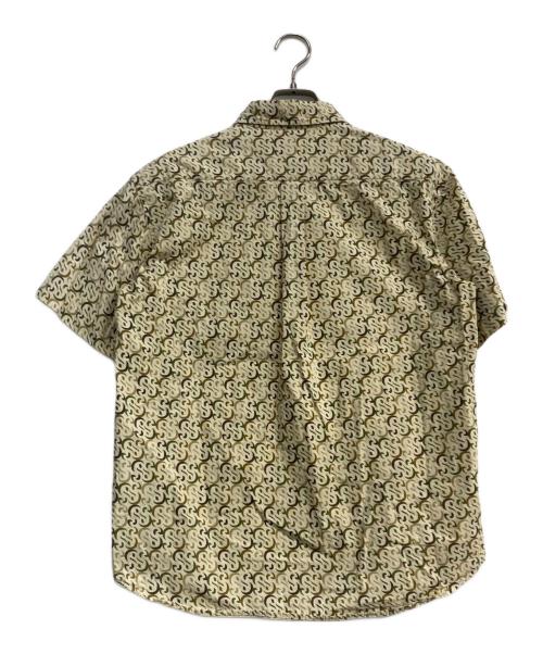 stussy（ステューシー）stussy (ステューシー) 半袖シャツ ベージュ サイズ:Sの古着・服飾アイテム