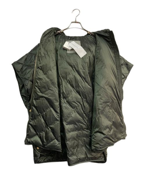 MaxMara（マックスマーラ）MaxMara (マックスマーラ) キルティング ダウンケープ カーキ サイズ:Sの古着・服飾アイテム