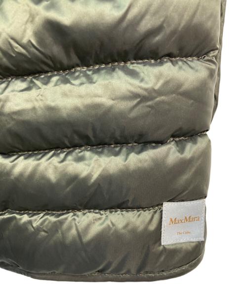 MaxMara（マックスマーラ）MaxMara (マックスマーラ) キルティング ダウンケープ カーキ サイズ:Sの古着・服飾アイテム