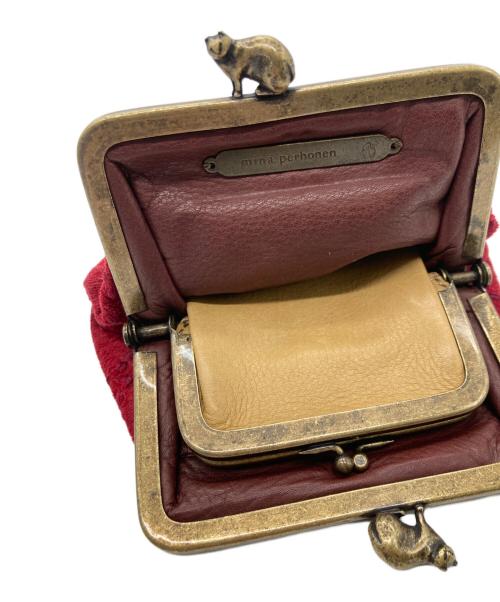 mina perhonen（ミナ ペルホネン）mina perhonen (ミナ ペルホネン) tambourine カドルパース レッドの古着・服飾アイテム