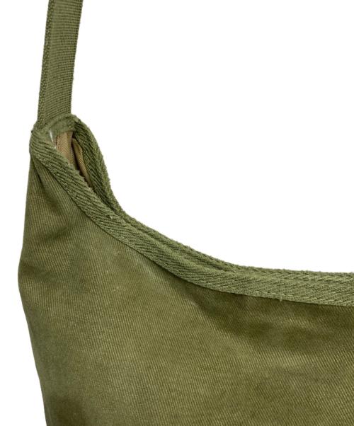 HUNTING WORLD（ハンティングワールド）HUNTING WORLD (ハンティングワールド) リバーシブルショルダーバッグ カーキの古着・服飾アイテム