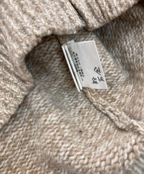 BURBERRY LONDON（バーバリーロンドン）BURBERRY LONDON (バーバリーロンドン) チェック柄ジップアップニット ベージュ サイズ:Ｍの古着・服飾アイテム