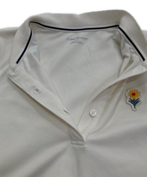 TORY BURCH（トリーバーチ）TORY BURCH (トリーバーチ) ポロシャツ ホワイト サイズ:XSの古着・服飾アイテム
