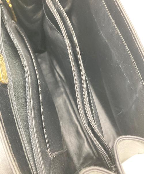 TIFFANY & Co.（ティファニー）TIFFANY & Co. (ティファニー) レザーハンドバッグ ブラックの古着・服飾アイテム