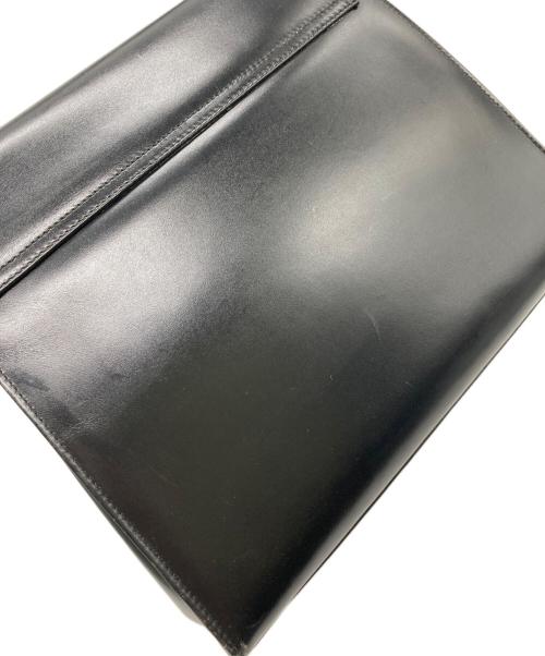 TIFFANY & Co.（ティファニー）TIFFANY & Co. (ティファニー) レザーハンドバッグ ブラックの古着・服飾アイテム