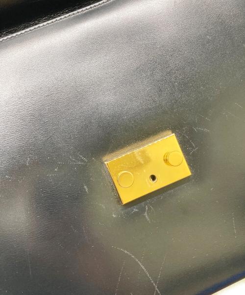 TIFFANY & Co.（ティファニー）TIFFANY & Co. (ティファニー) レザーハンドバッグ ブラックの古着・服飾アイテム