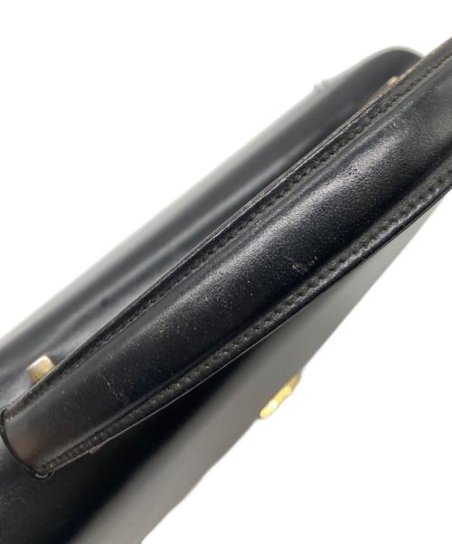 TIFFANY & Co.（ティファニー）TIFFANY & Co. (ティファニー) レザーハンドバッグ ブラックの古着・服飾アイテム