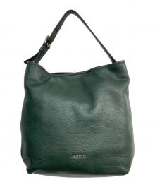 MaxMara（マックスマーラ）の古着「レザーワンショルダーバッグ」｜グリーン
