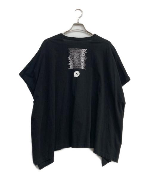 NILoS（ニルズ）NILoS (ニルズ) CK-COTTON JERSEY ワイドスクウェアカットソー ブラック サイズ:1の古着・服飾アイテム