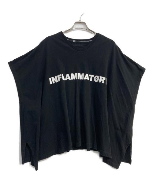 NILoS（ニルズ）NILoS (ニルズ) CK-COTTON JERSEY ワイドスクウェアカットソー ブラック サイズ:1の古着・服飾アイテム