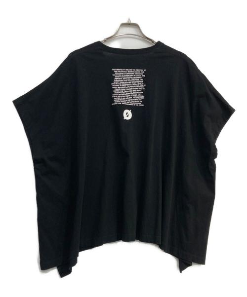 NILoS（ニルズ）NILoS (ニルズ) CK-COTTON JERSEY ワイドスクウェアカットソー ブラック サイズ:1の古着・服飾アイテム