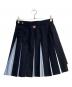 Thom Browne (トムブラウン) Plain Weave 4-Bar Pleated Mini Skirt ネイビー サイズ:36：20000円