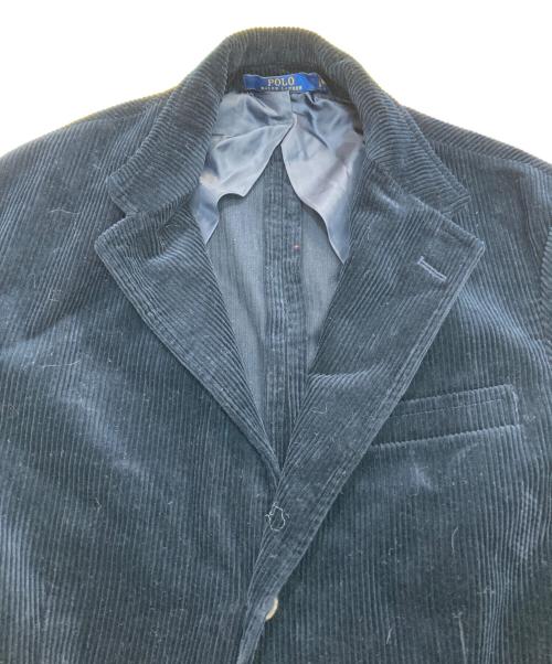 POLO RALPH LAUREN（ポロ・ラルフローレン）POLO RALPH LAUREN (ポロ・ラルフローレン) コーデュロイテーラードジャケット ネイビー サイズ:Mの古着・服飾アイテム