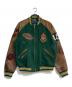 POLO RALPH LAUREN（ポロ・ラルフローレン）の古着「スタジャン　19AW インスパイアードジャケット 」｜グリーン×ブラウン