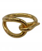 HERMESエルメス）の古着「ジャンボフックスカーフリング」｜ゴールド