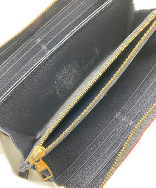 LOUIS VUITTON（ルイ ヴィトン）LOUIS VUITTON (ルイ ヴィトン) 長財布　モノグラム・アンプラント　ジッピー ウォレット ネイビー サイズ:-の古着・服飾アイテム