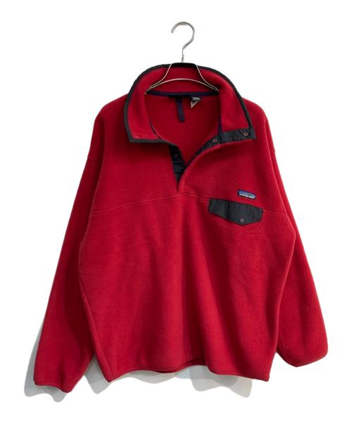 Patagonia（パタゴニア）Patagonia (パタゴニア) 90’sシンチラスナップTフリースプルオーバー　25450　98年製 レッド サイズ:Lの古着・服飾アイテム