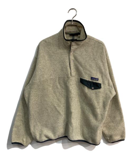 Patagonia（パタゴニア）Patagonia (パタゴニア) シンチラスナップTフリースプルオーバー　 05年製　25450 ベージュ サイズ:Lの古着・服飾アイテム