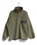 Patagoniaパタゴニア）の古着「90’sシンチラスナップTフリースプルオーバー　25450　99年製」｜カーキ