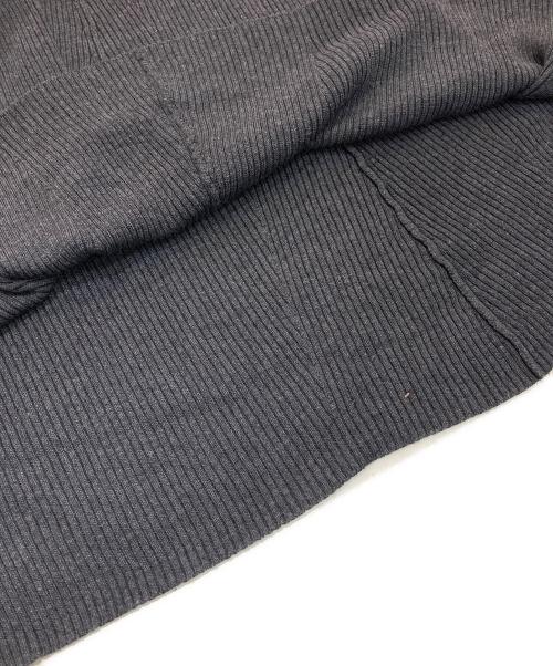 crewre（クルー）crewre (クルー) フロントフライニットワンピース　cr23aw18008 チャコールグレー サイズ:2の古着・服飾アイテム