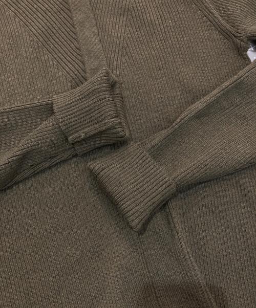 crewre（クルー）crewre (クルー) フロントフライニットワンピース　cr23aw18008 グリーン サイズ:2 未使用品の古着・服飾アイテム