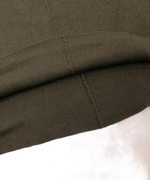 crewre（クルー）crewre (クルー) フロントフライニットワンピース　cr23aw18008 グリーン サイズ:2 未使用品の古着・服飾アイテム