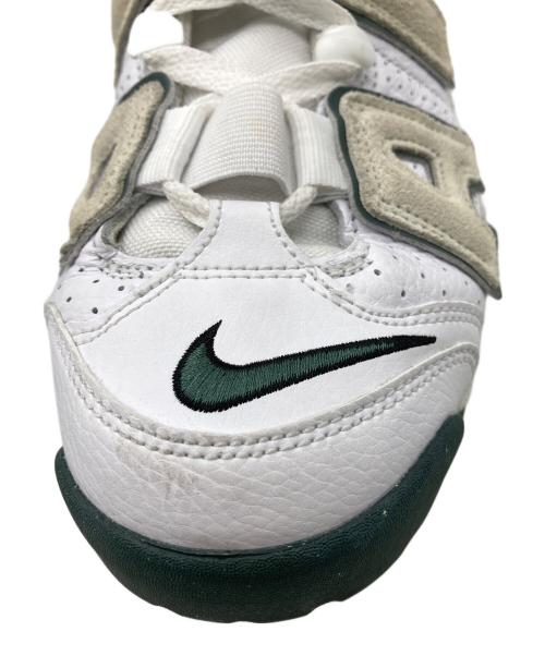 NIKE（ナイキ）NIKE (ナイキ) AIR MORE UPTEMPO '96 ホワイト×グリーン サイズ:UK8.5の古着・服飾アイテム