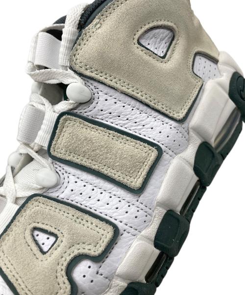 NIKE（ナイキ）NIKE (ナイキ) AIR MORE UPTEMPO '96 ホワイト×グリーン サイズ:UK8.5の古着・服飾アイテム