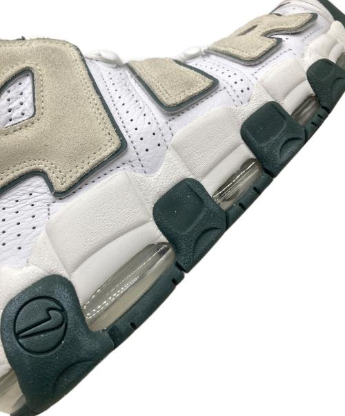 NIKE（ナイキ）NIKE (ナイキ) AIR MORE UPTEMPO '96 ホワイト×グリーン サイズ:UK8.5の古着・服飾アイテム