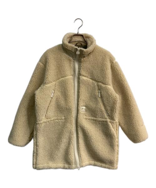 WOOLRICH（ウールリッチ）WOOLRICH (ウールリッチ) TERRA PILE MID JACKET　WJOU0112 アイボリー サイズ:Mの古着・服飾アイテム