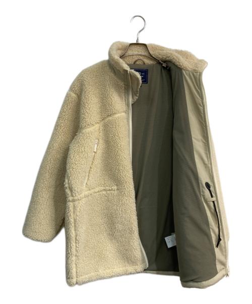 WOOLRICH（ウールリッチ）WOOLRICH (ウールリッチ) TERRA PILE MID JACKET　WJOU0112 アイボリー サイズ:Mの古着・服飾アイテム