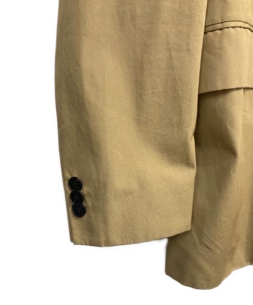 TOMORROW LAND（トゥモローランド）TOMORROW LAND (トゥモローランド) コットントロピカル ダブルブレステッド4Bジャケット ベージュ サイズ:Sの古着・服飾アイテム