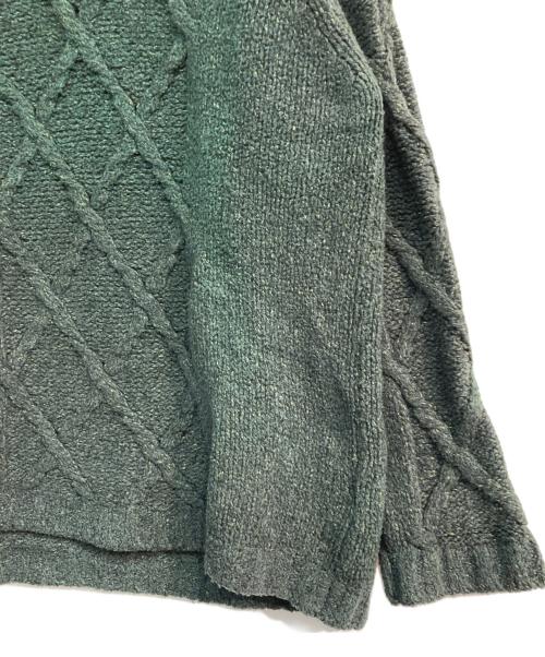 C.P COMPANY（シーピーカンパニー）C.P COMPANY (シーピーカンパニー) Vネックニット　 90‘s　29185M92 グリーン サイズ:3の古着・服飾アイテム