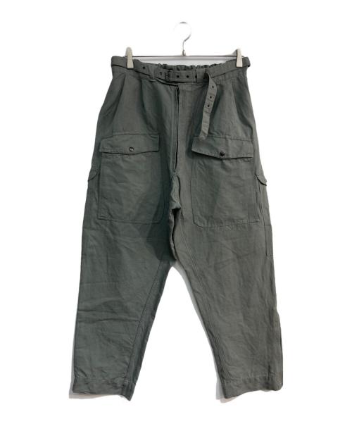 ITALIAN ARMY（イタリア軍）Italian Army (イタリア軍) イタリア軍カーゴパンツ 1°REGIONE AEREA SARTORIA MILITARE カーキ サイズ:50の古着・服飾アイテム