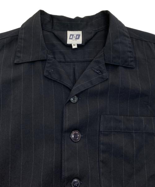 AiE（エーアイイー）AiE (エーアイイー) ピンストライプシャツ  USA製  ネイビー サイズ:Mの古着・服飾アイテム