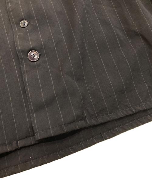 AiE（エーアイイー）AiE (エーアイイー) ピンストライプシャツ  USA製  ネイビー サイズ:Mの古着・服飾アイテム