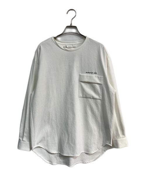 MINOTAUR（ミノトール）MINOTAUR (ミノトール) CREW SHIRTS ホワイト サイズ:Mの古着・服飾アイテム