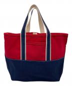 L.L.Bean×BEAMSエルエルビーン×ビームス）の古着「Deep Bottom Deluxe Boat and Tote」｜レッド×ネイビー