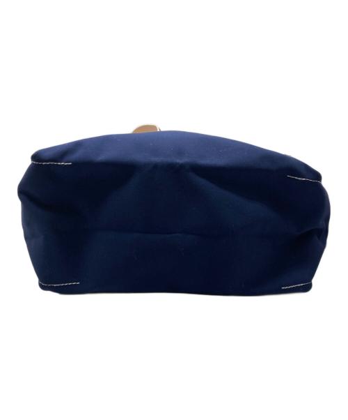 L.L.Bean（エルエルビーン）L.L.Bean (エルエルビーン) BEAMS (ビームス) Deep Bottom Deluxe Boat and Tote レッド×ネイビーの古着・服飾アイテム