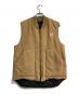 CarHartt（カーハート）の古着「ダックベスト」｜ベージュ