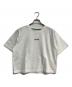 LACOSTE（ラコステ）の古着「ワイド＆ショートネームステッチTシャツ」｜ホワイト