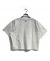 LACOSTE (ラコステ) ワイド＆ショートネームステッチTシャツ ホワイト サイズ:36 未使用品：4000円