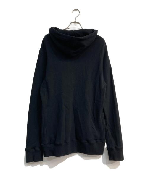 maison kitsune（メゾンキツネ）MAISON KITSUNE (メゾンキツネ) ハーフジップパーカー　EU00310KJ0039 ブラック サイズ:Sの古着・服飾アイテム