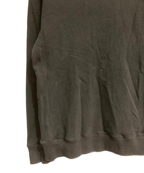 maison kitsune（メゾンキツネ）MAISON KITSUNE (メゾンキツネ) ハーフジップパーカー　EU00310KJ0039 ブラック サイズ:Sの古着・服飾アイテム