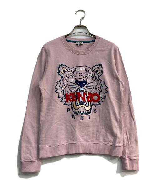 KENZO（ケンゾー）KENZO (ケンゾー) Classic Tiger Sweatshirts  F862SW7054XA ピンク サイズ:Mの古着・服飾アイテム