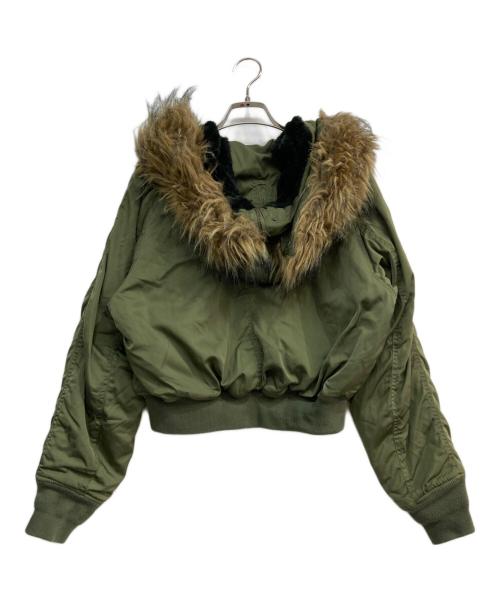 AZUL by moussy（アズールバイマウジー）AZUL by moussy (アズールバイマウジー) N-2Bフライトジャケット　250BAM30-0601 カーキ サイズ:Sの古着・服飾アイテム