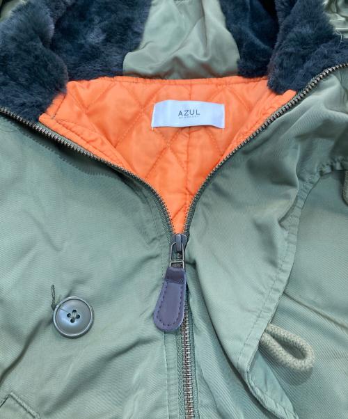 AZUL by moussy（アズールバイマウジー）AZUL by moussy (アズールバイマウジー) N-2Bフライトジャケット　250BAM30-0601 カーキ サイズ:Sの古着・服飾アイテム