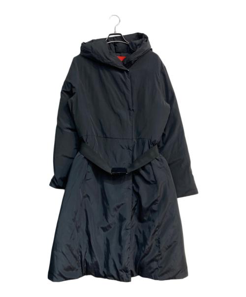 MAX&Co.（マックスアンドコー）MAX&Co. (マックスアンドコー) ベルト付きダウンコート　64940520 ブラック サイズ:46の古着・服飾アイテム